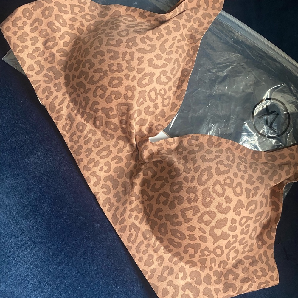 Viral Jelly Brown Leopard Print Bra - Picture 3 of 5